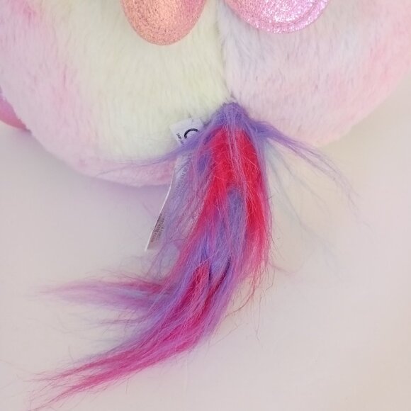 Zuru Rainbocorns Plush Stuffed Unicorn Cat Pink Blue Tie Dye Glitter Heart 11" - Picture 8 of 11